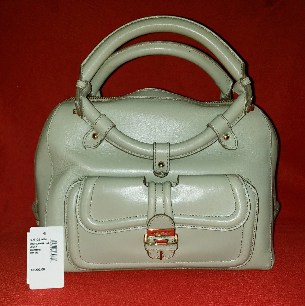 Jimmy Choo Lambskin Leather Handbag